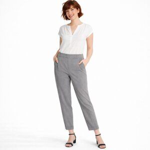 ZARA Medium Trafaluc Gray Trousers Womens Polyester Blend Slim Fit